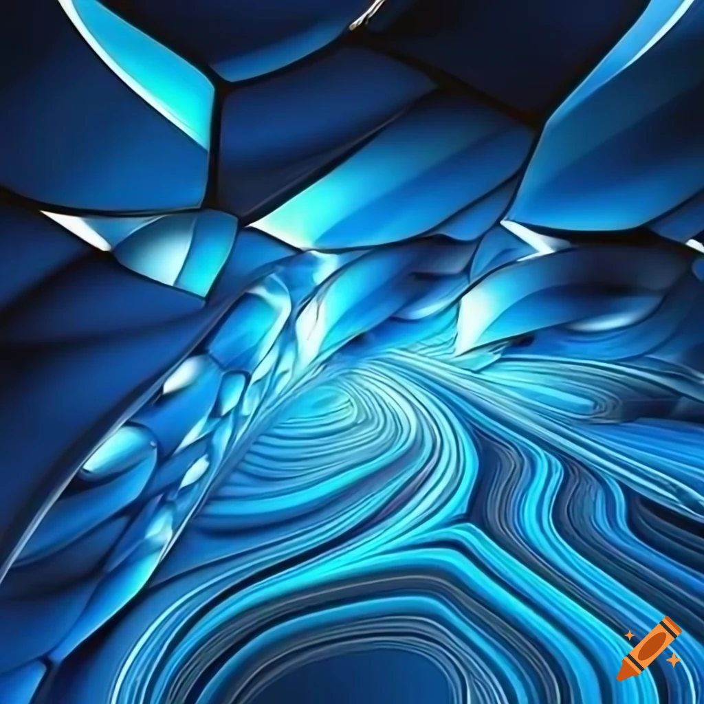 blue 3D background wallpaper