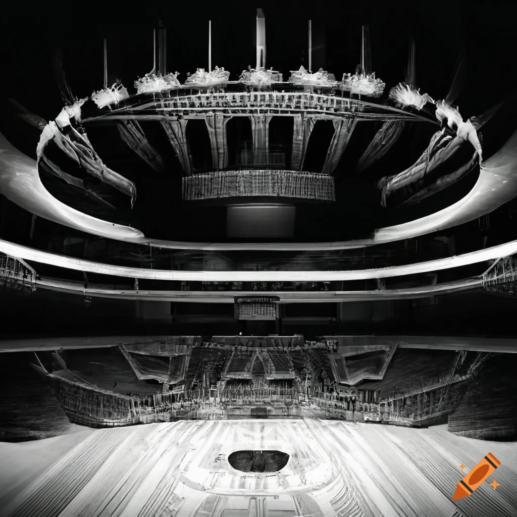 Purposebuilt arenas designed on Craiyon