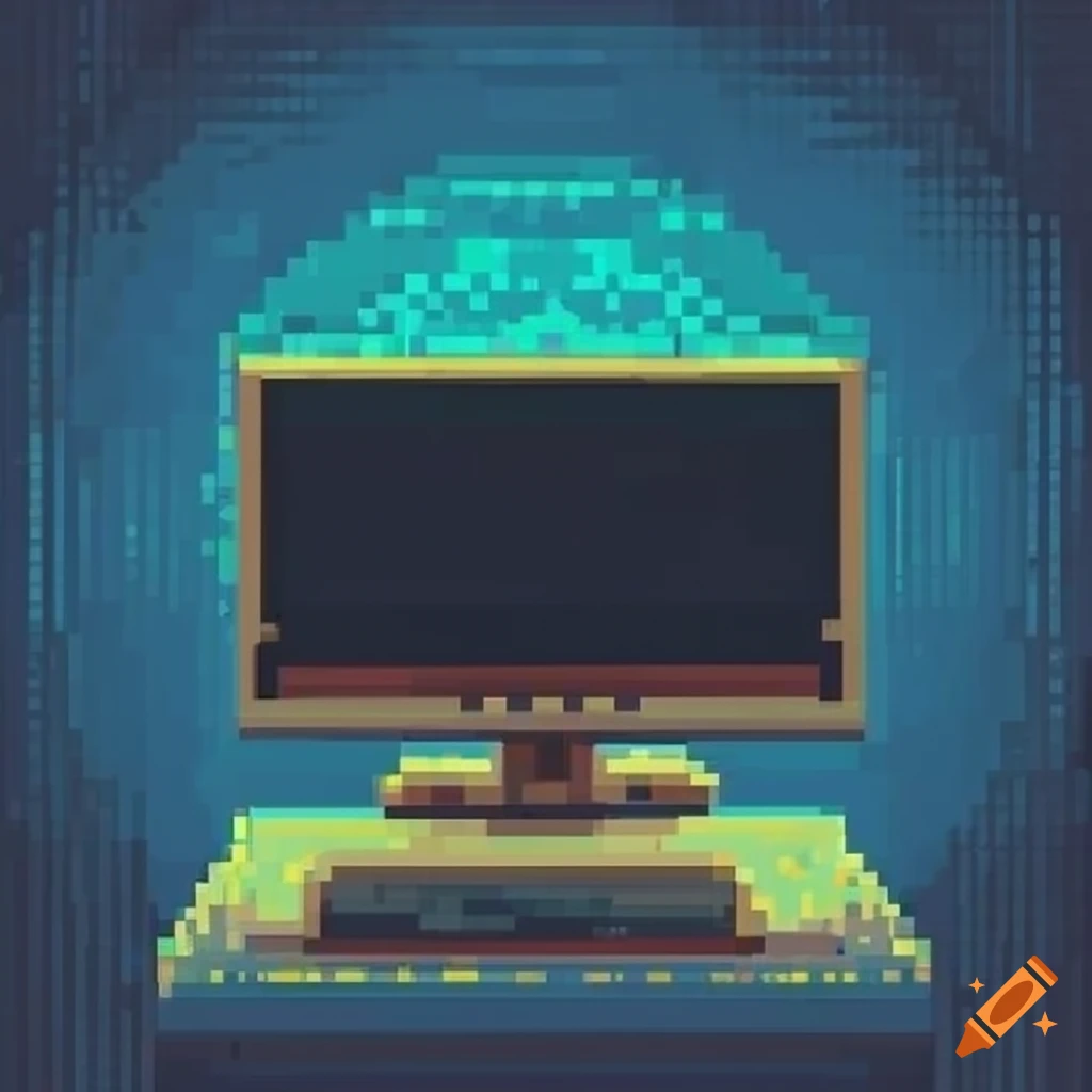 Pixel Art Image Of Tv On Craiyon