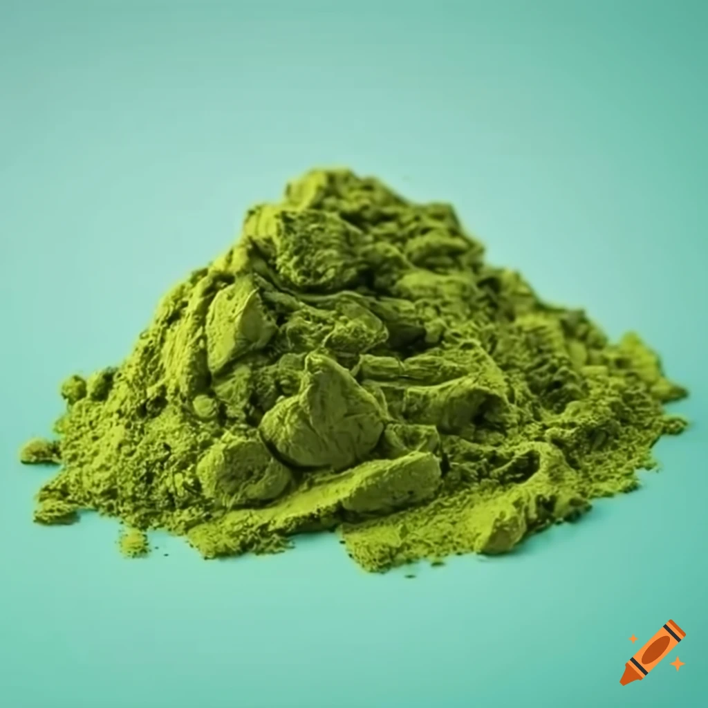 Green tea extract powder on Craiyon