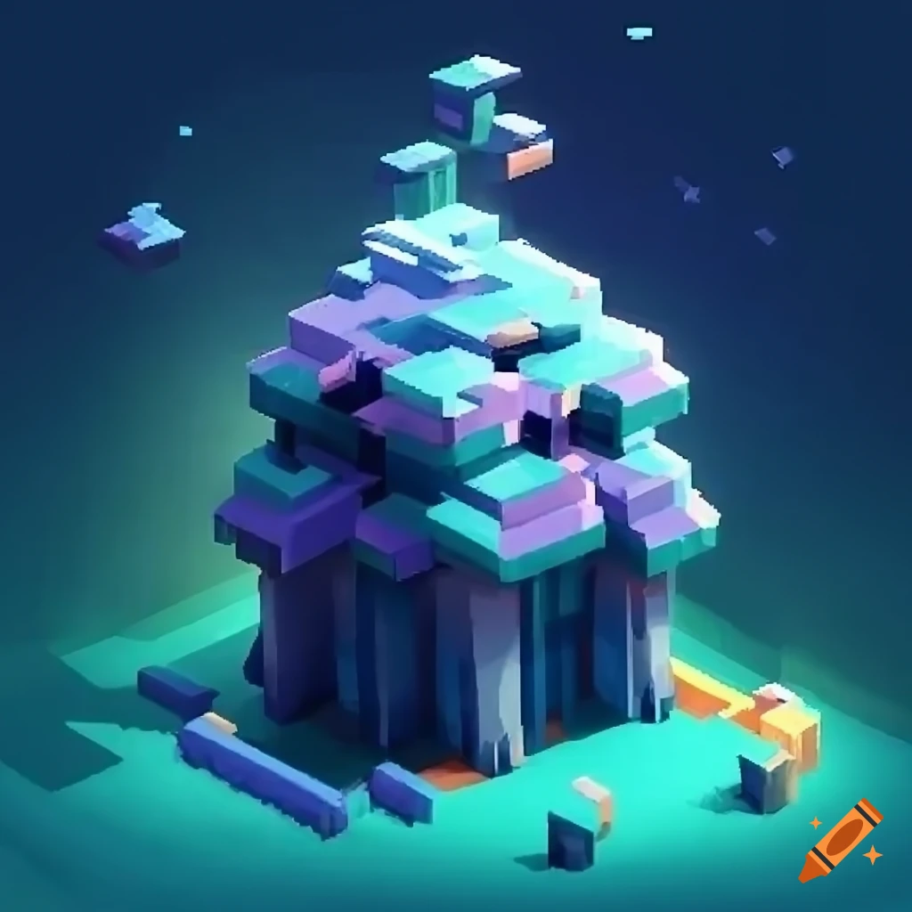 Skyblock pe realms on Craiyon