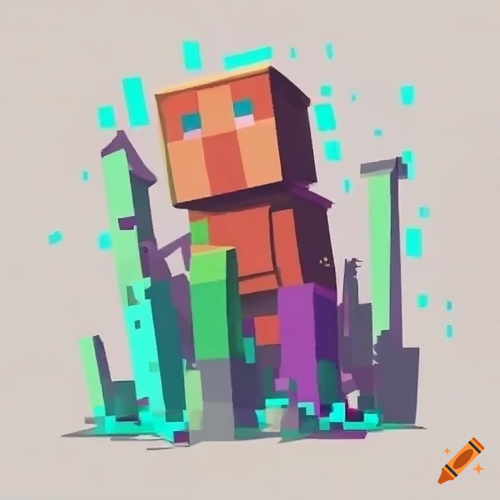 Screenshot of minecraft central boasts on craiyon