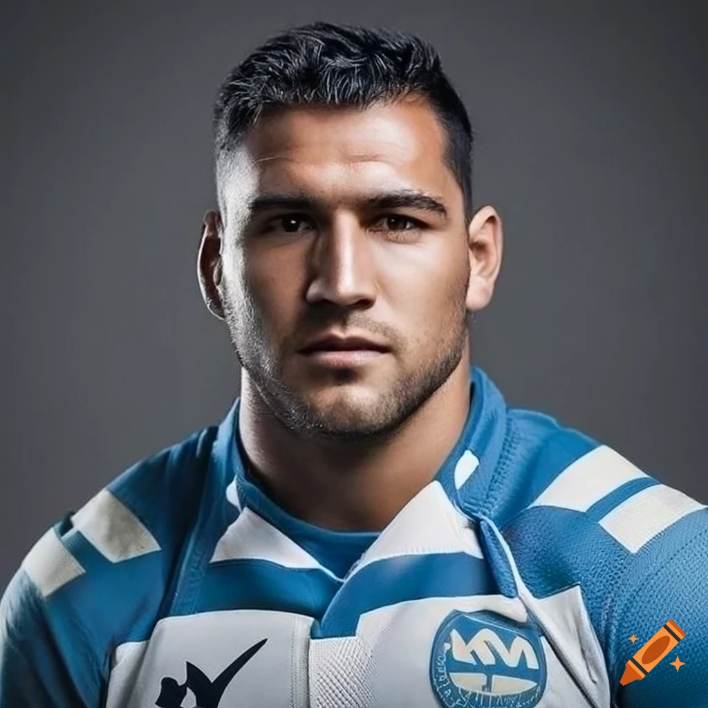 Portrait Of An Argentine Rugby Player On Craiyon