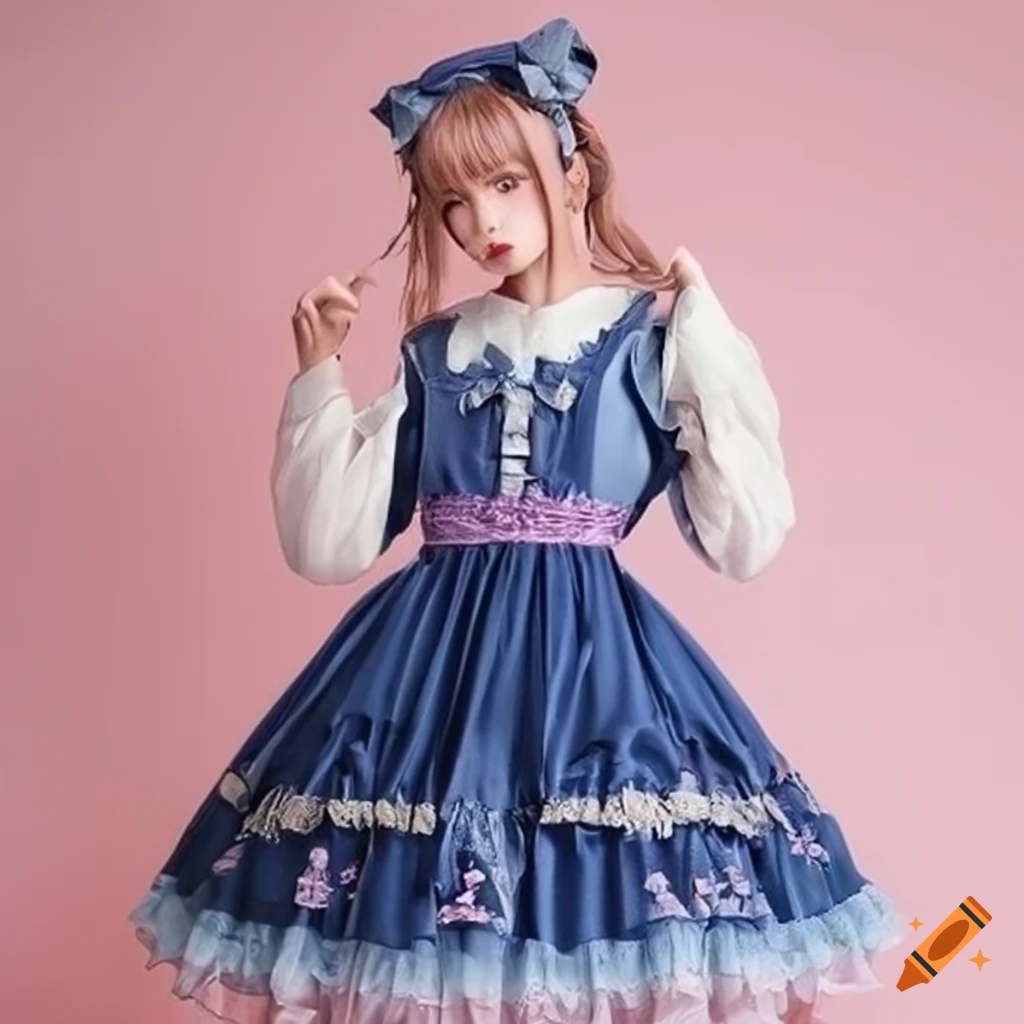 Lolita dress outlet blue