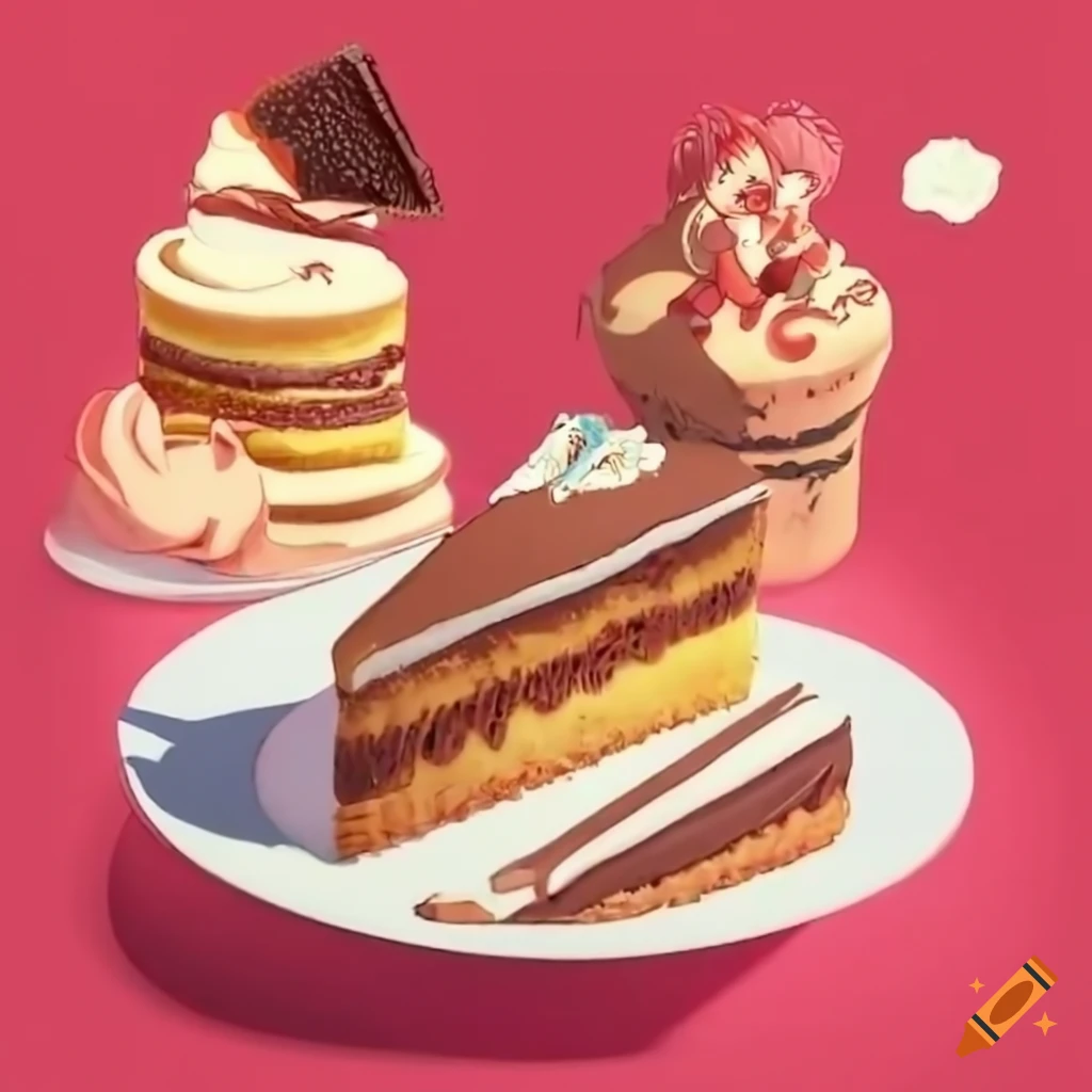 Cake Cupcake Toppers Anime Manga
