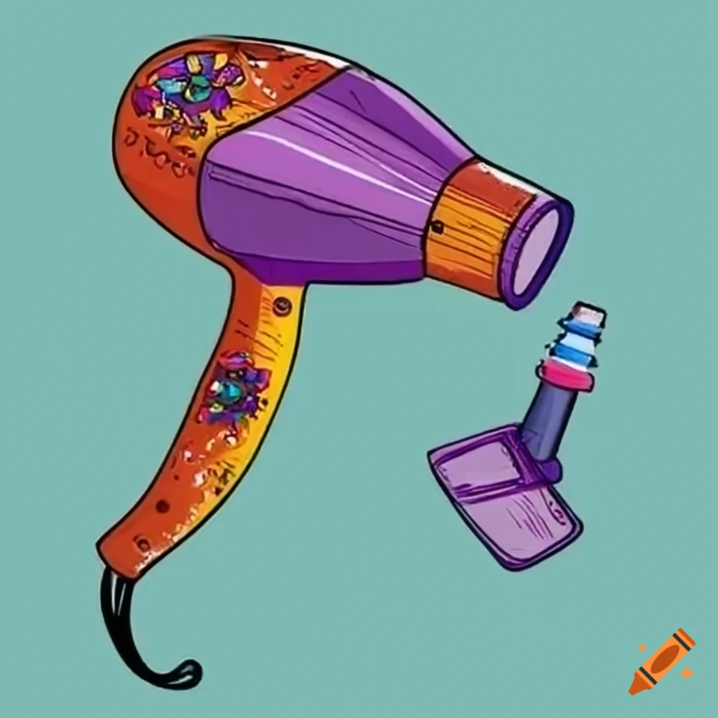 hairstyling tool inspired by Gauguin artwork