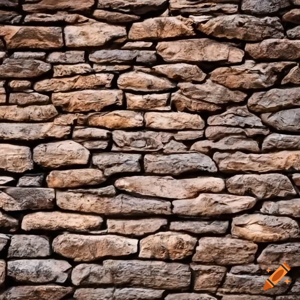 detailed closeup texture of a stone wall