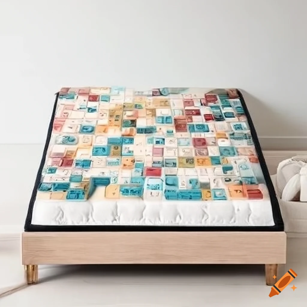 Scrabble board mattress