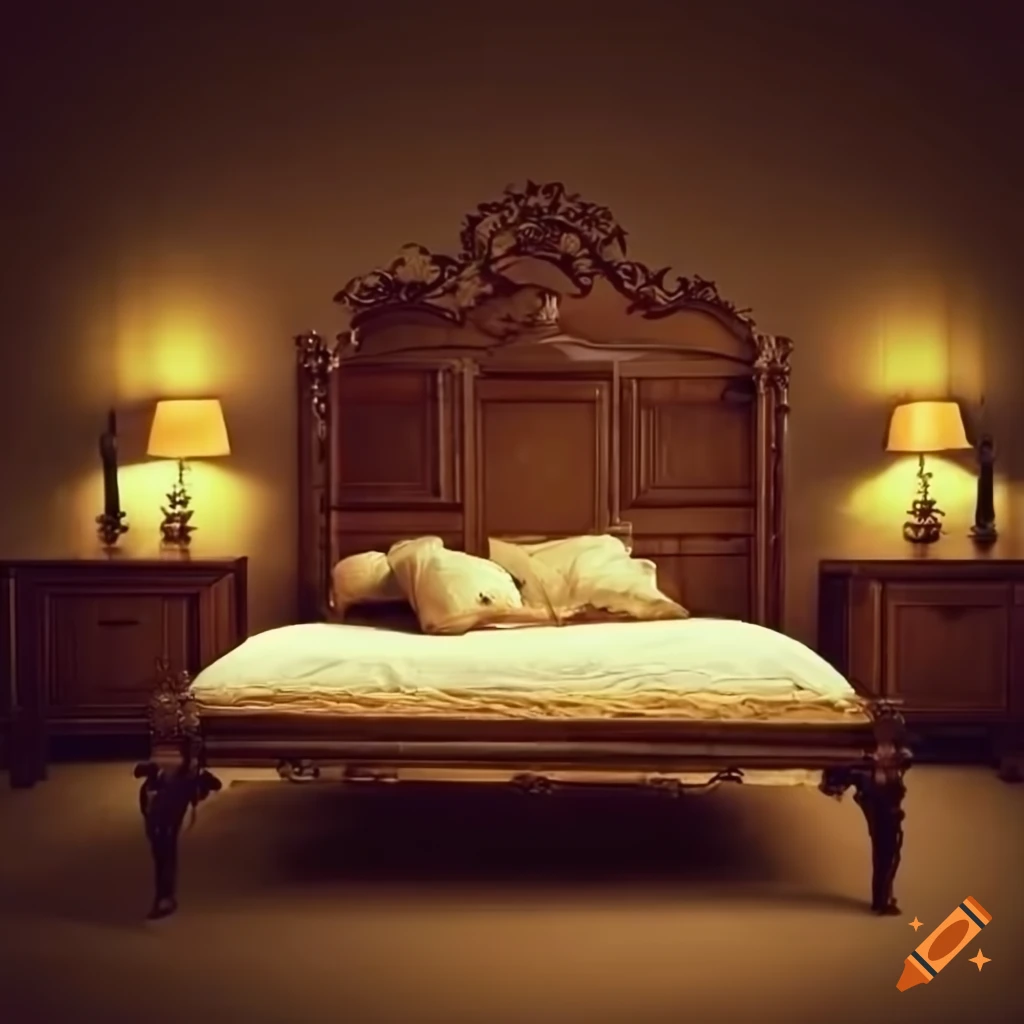 Nostalgic vintage room with antique furniture