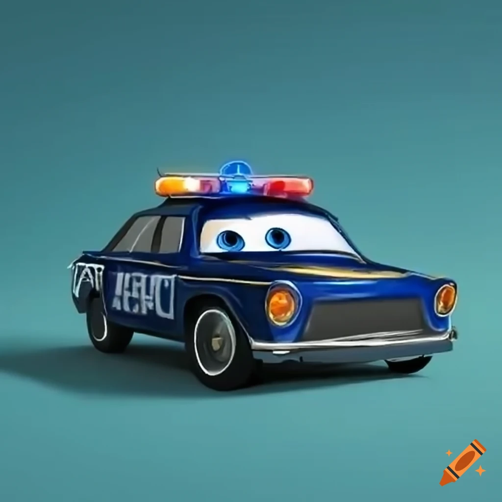 Poster of disney pixar cars featuring a dark blue audi a4 b5 avant on  Craiyon