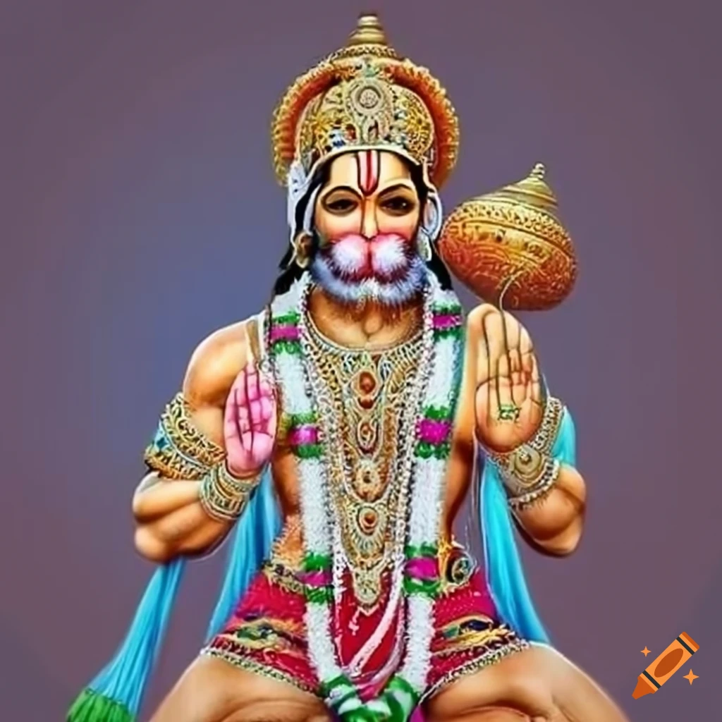 Vector illustration of Happy Hanuman Jayanti Festival, celebrates the birth  of Lord Sri Hanuman, Poster, Banner, Logo - Vector Stock Vector | Adobe  Stock