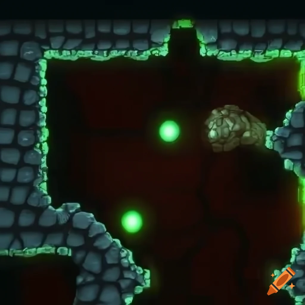 artwork of molten bubble tiles for a platform game