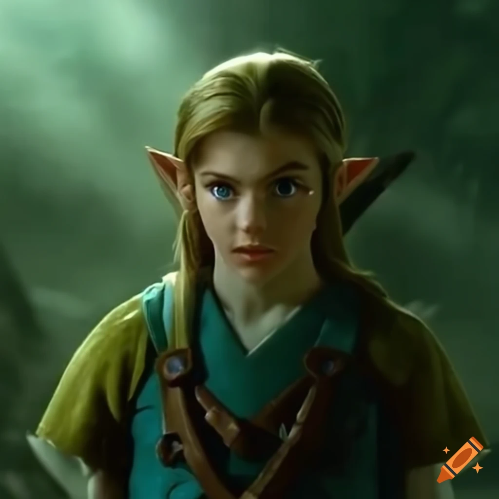 Screenshot Of Link From The Legend Of Zelda In A Film On Craiyon link-from-legend-of-zelda-dressed-as-solid-snake-on-craiyon