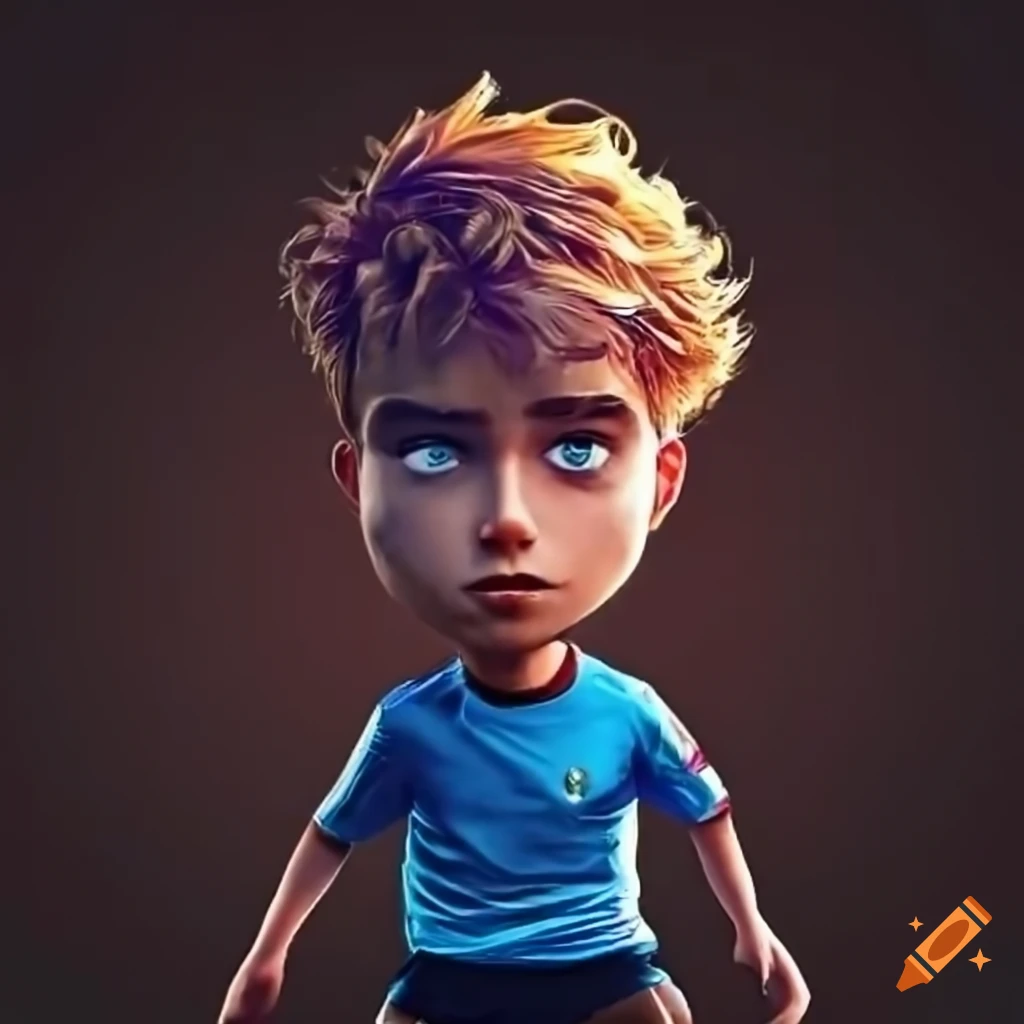 Portrait of a sporty person from poland on Craiyon