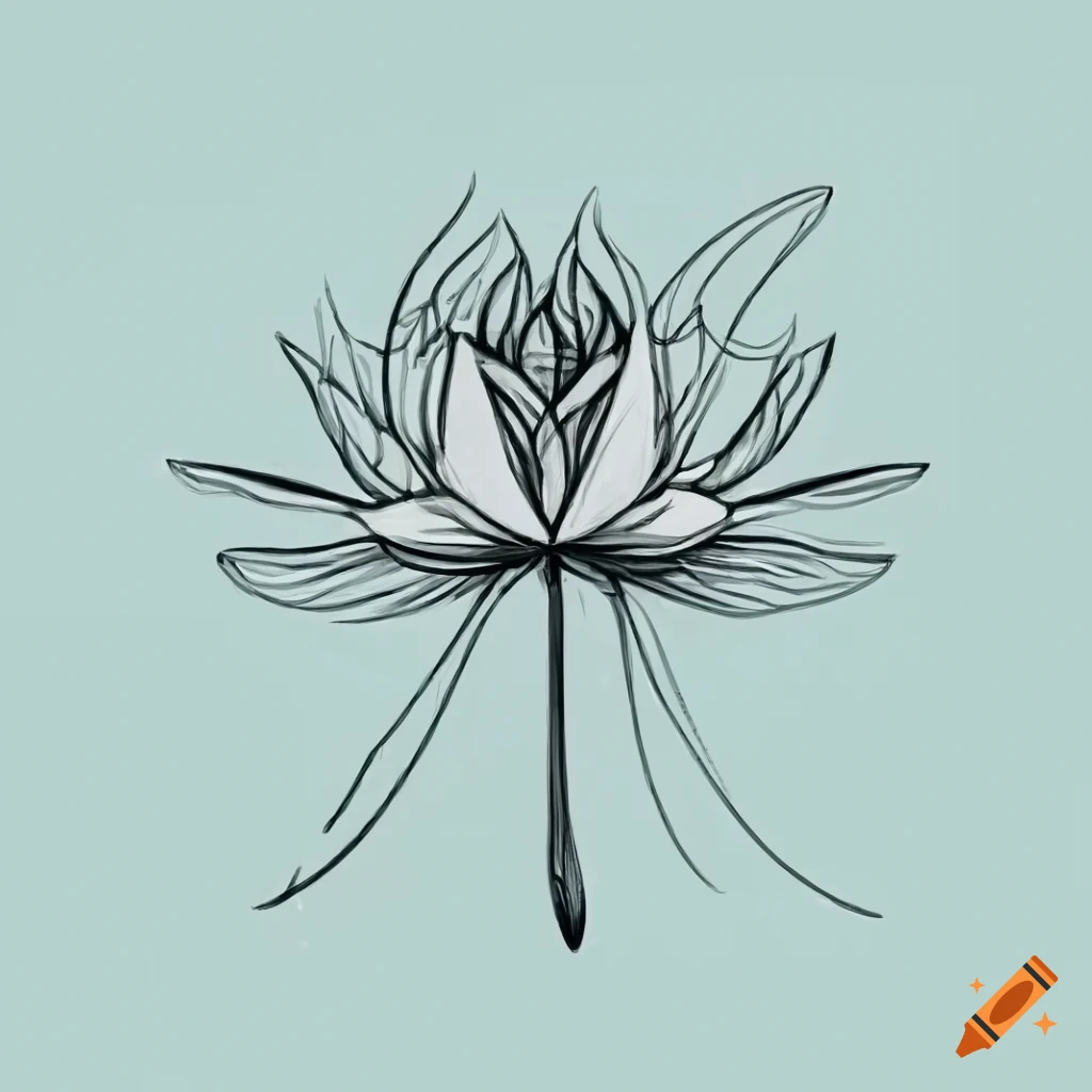 HOW TO DRAW LOTUS FLOWER EASY - YouTube