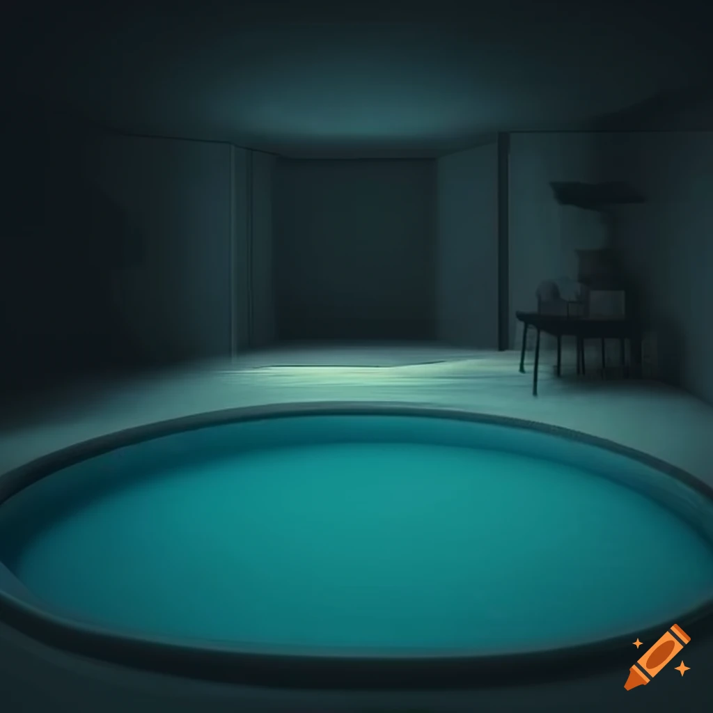 dark-room-with-small-pools-on-craiyon