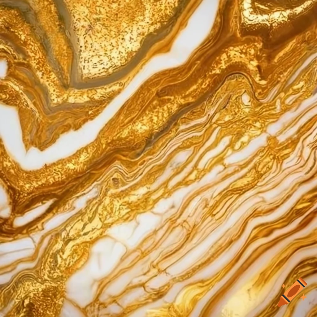 Marble texture with gold veins on Craiyon