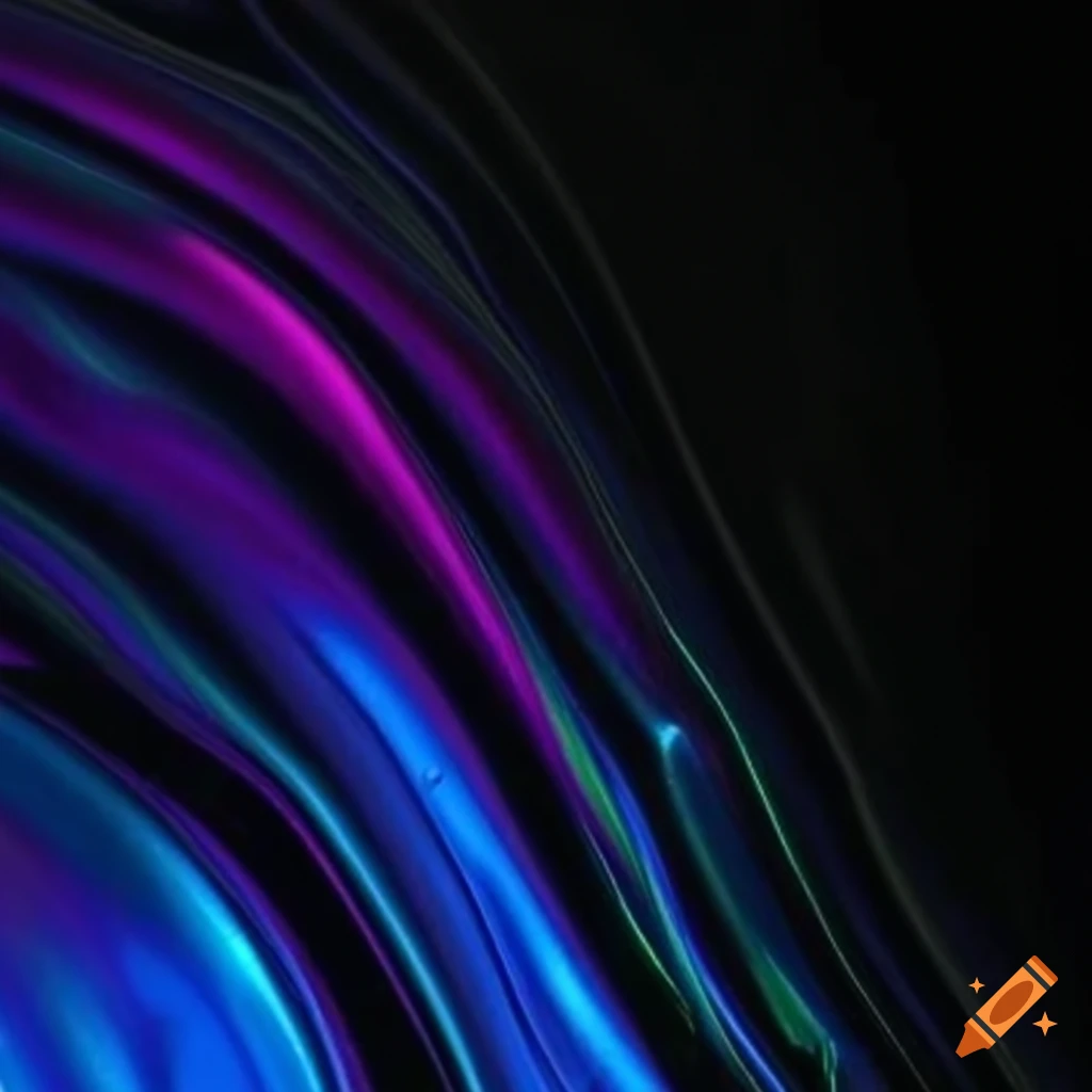abstract oil slick of vibrant colors
