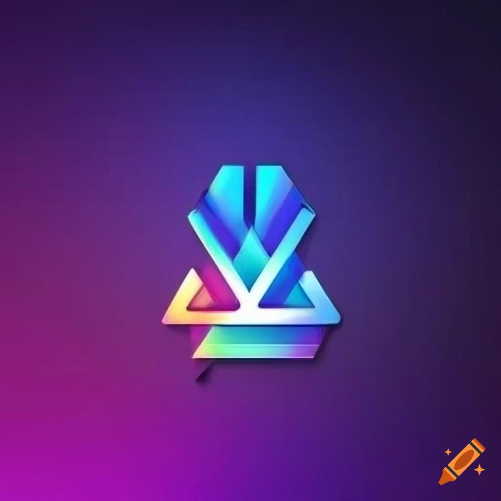 Colorful gradient logo for developers