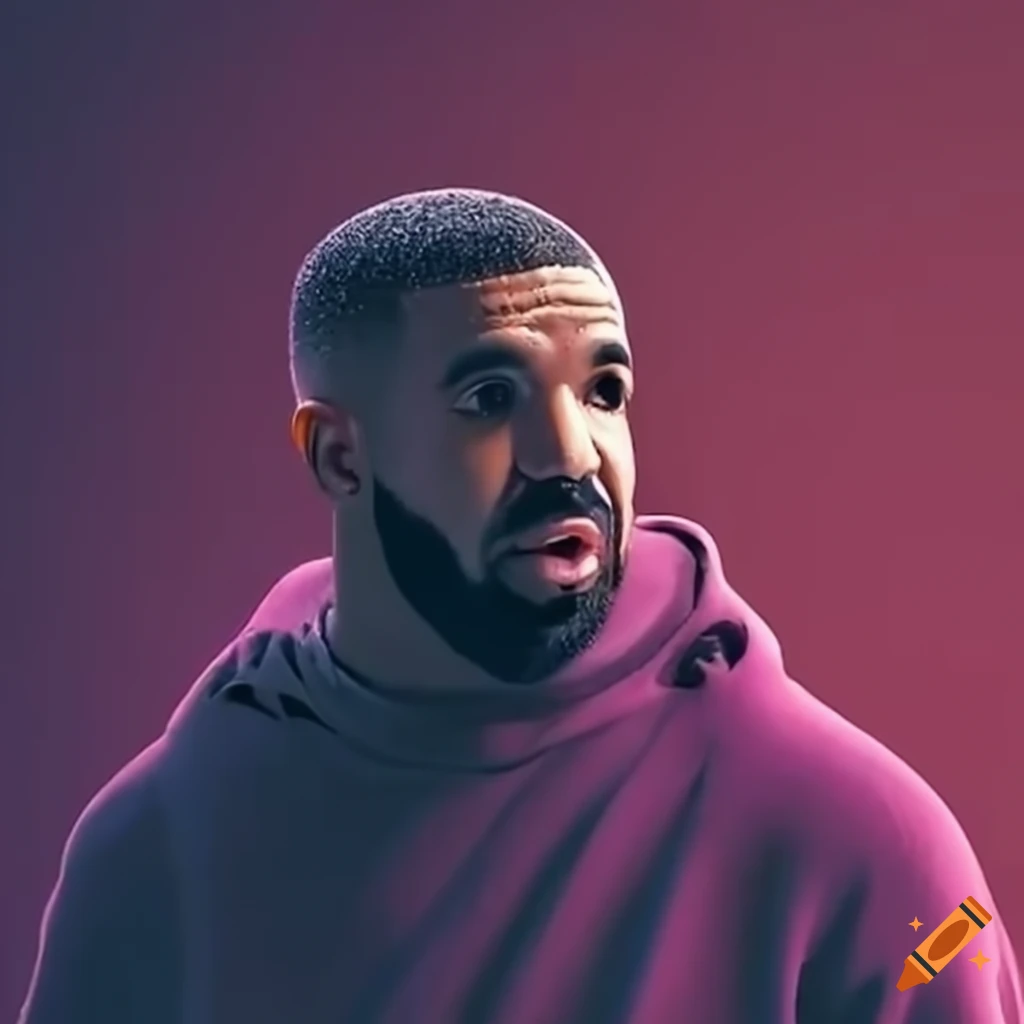 Drake type beat music cover on Craiyon
