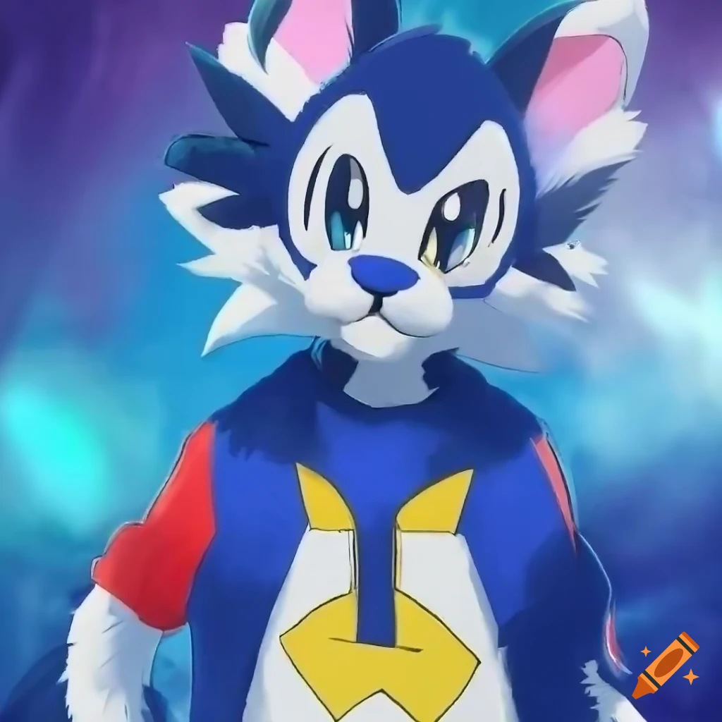 cosplay of Ash from Pokemon in a realistic fursuit