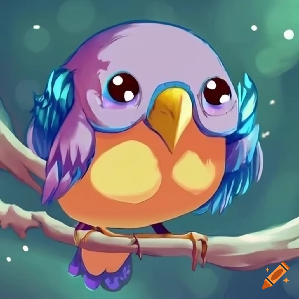 Bird Drawing Anime, Bluebird, blue, animals png | PNGEgg
