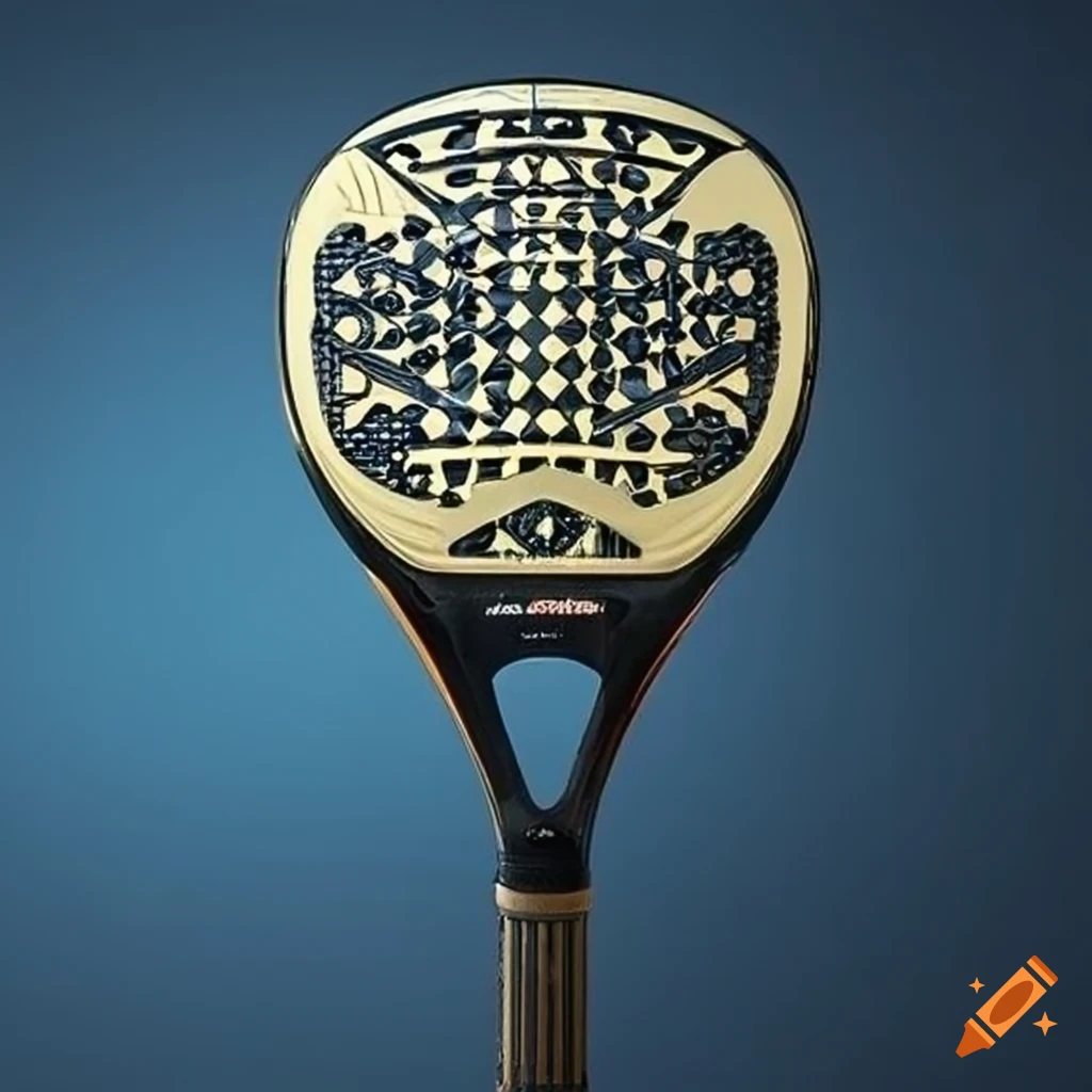Egyptian Pharaonic Padel racket with unique letter design