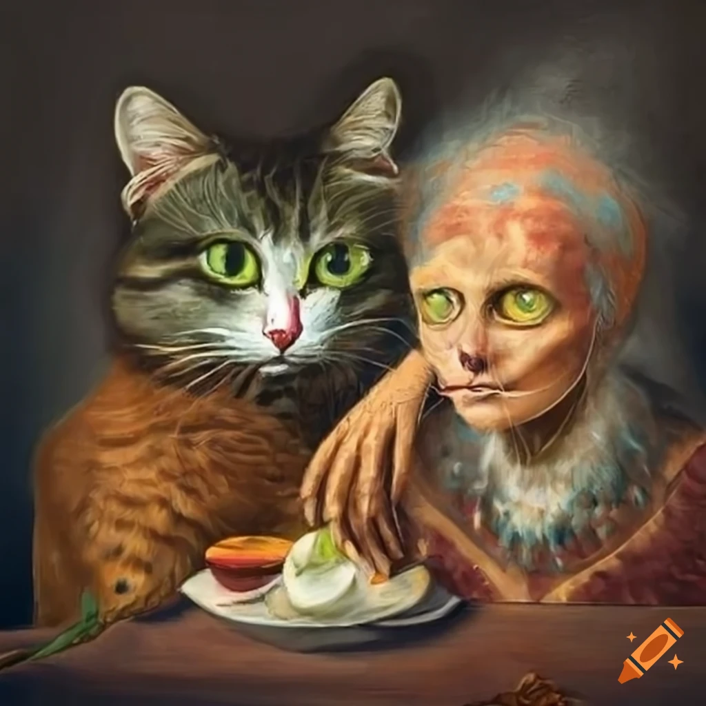 surreal-painting-of-a-cat-and-hawk-on-craiyon