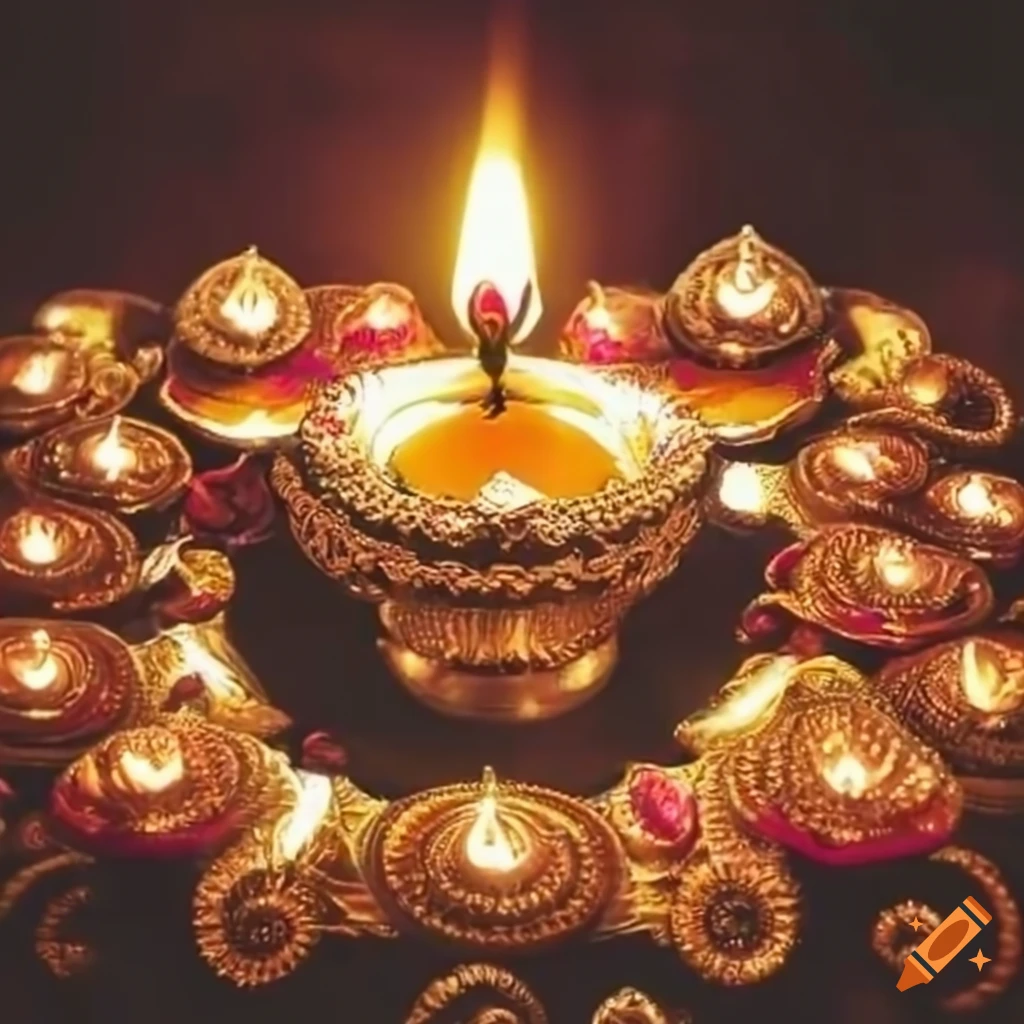 Diwali wishes with Laxmi Maata photo