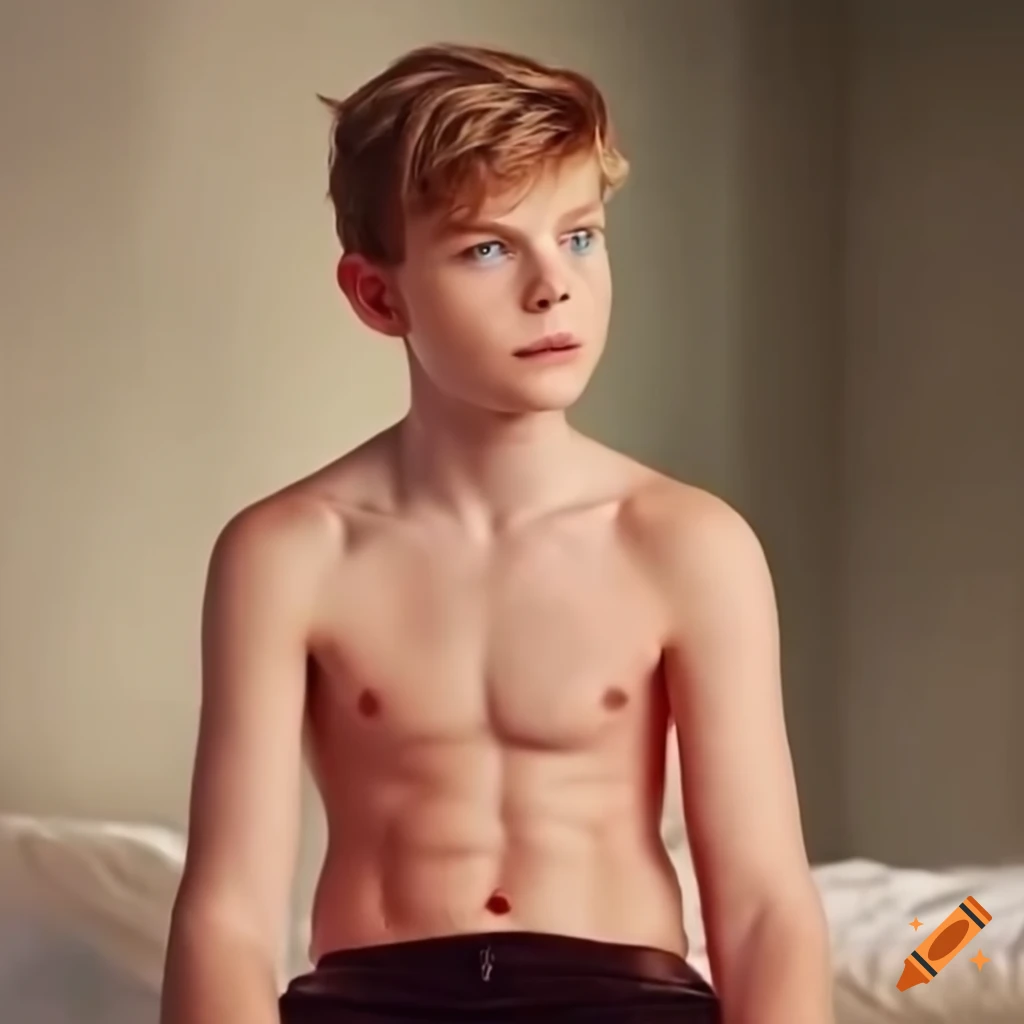 Merrick_hanna, shirtless and deep in thought on Craiyon