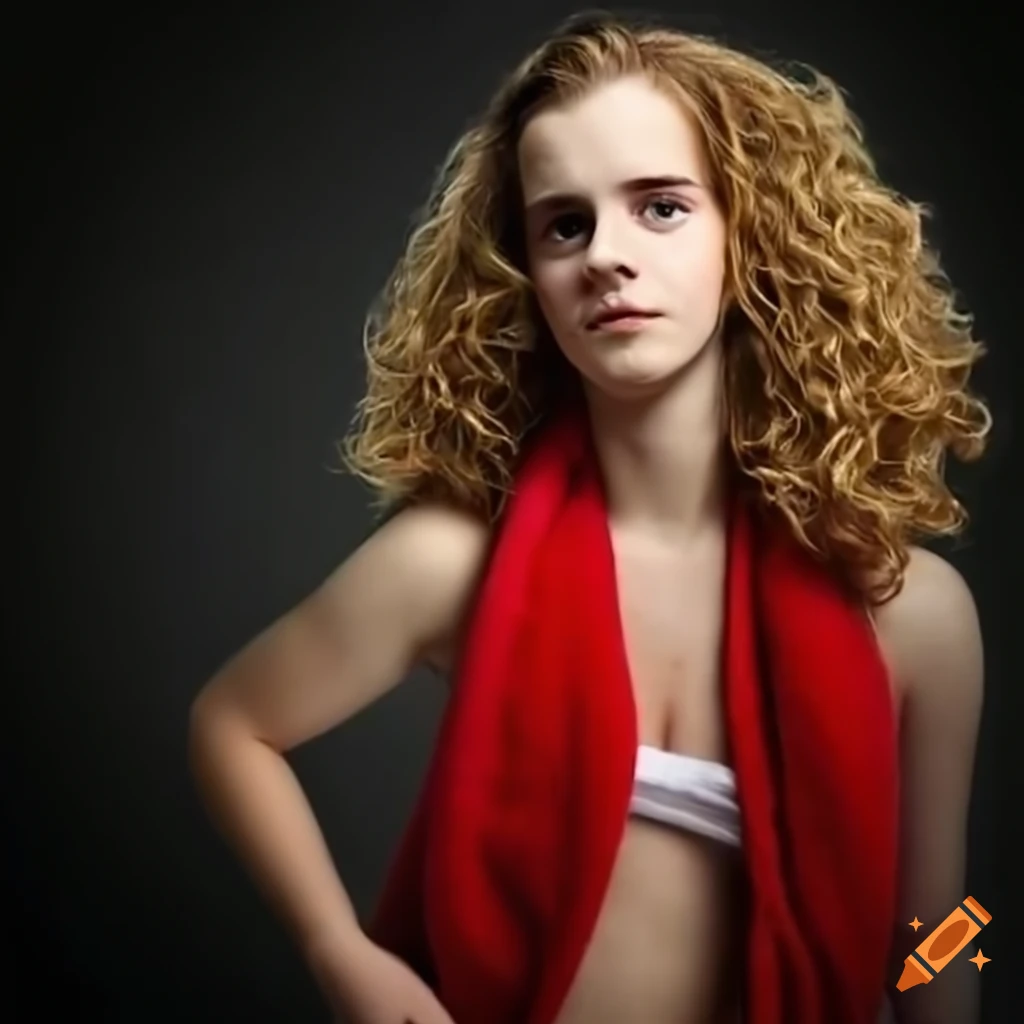 hermione-granger-wrapped-in-a-towel-on-craiyon