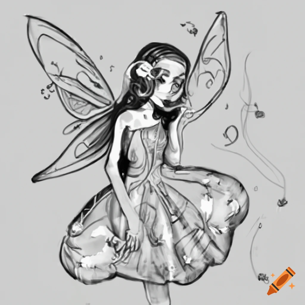 11 beautiful fairies coloring pages | Dark Forest | Printable Adult  Coloring Pages | Download Grayscale Illustration | Fairy | Gnomes - Payhip