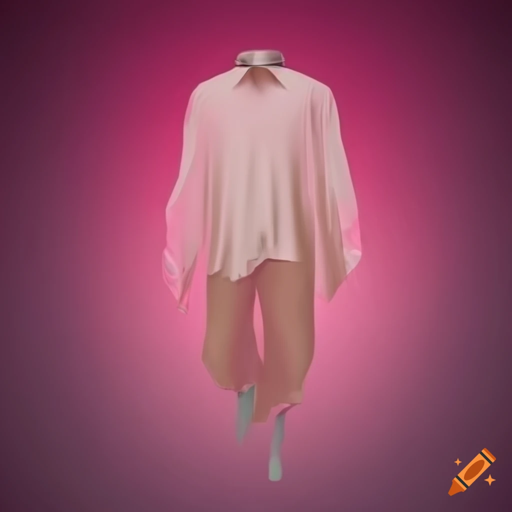 gradient background with crumpled and ironed shirt
