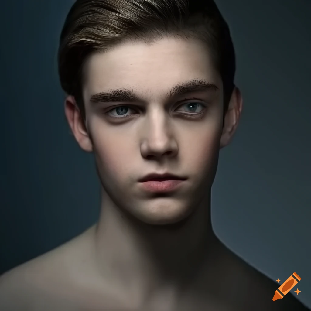 Photorealistic Portrait Of A Young Man With Light Stubble Beard On Craiyon