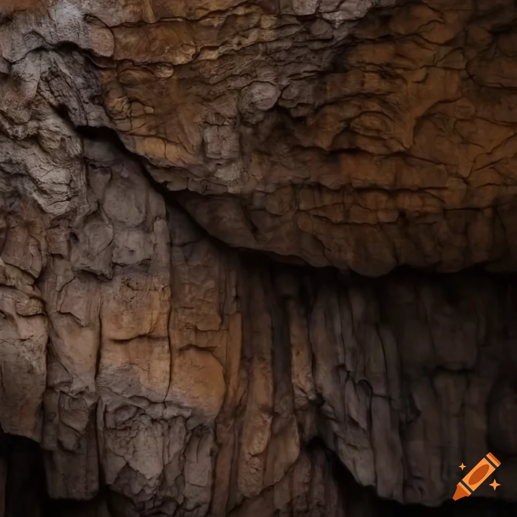 detailed hyper realistic cave rock wall texture