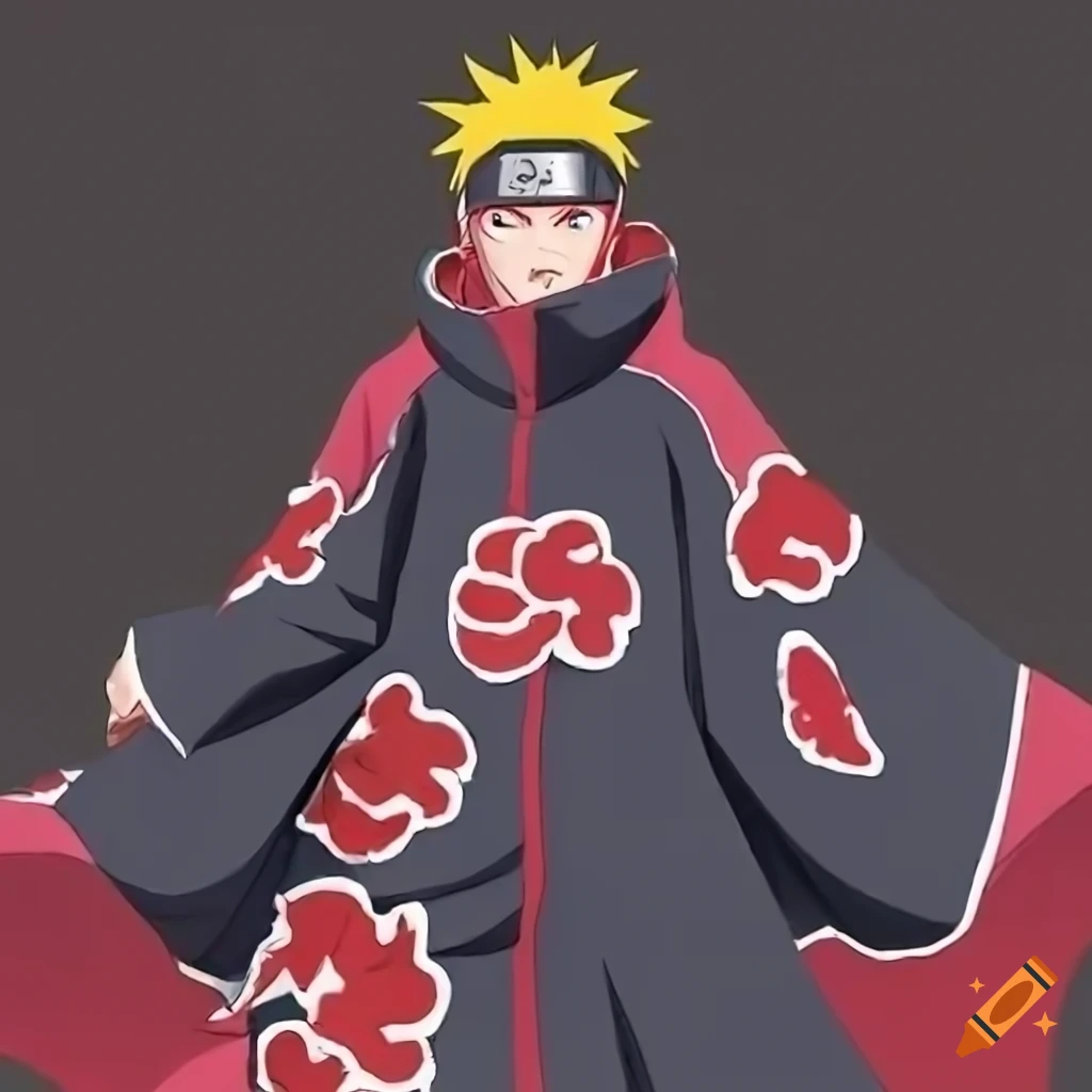 Naruto In Akatsuki Robes On Craiyon