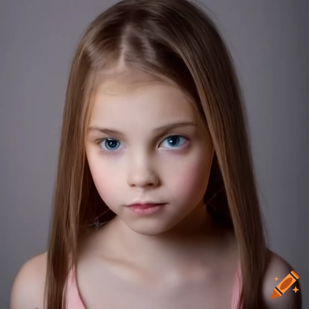 Portrait Of A Girl With Perfect Facial Features On Craiyon