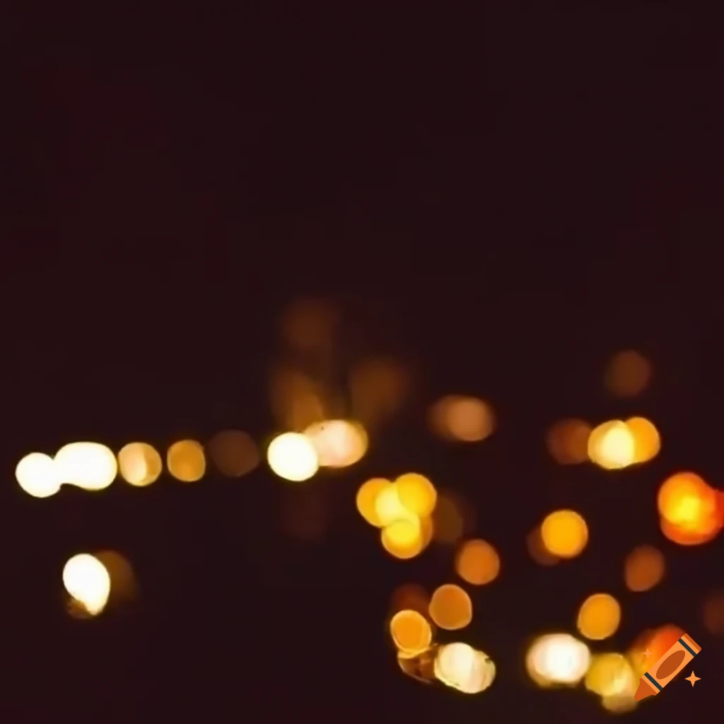 Night view of a lively house party from a balcony on Craiyon