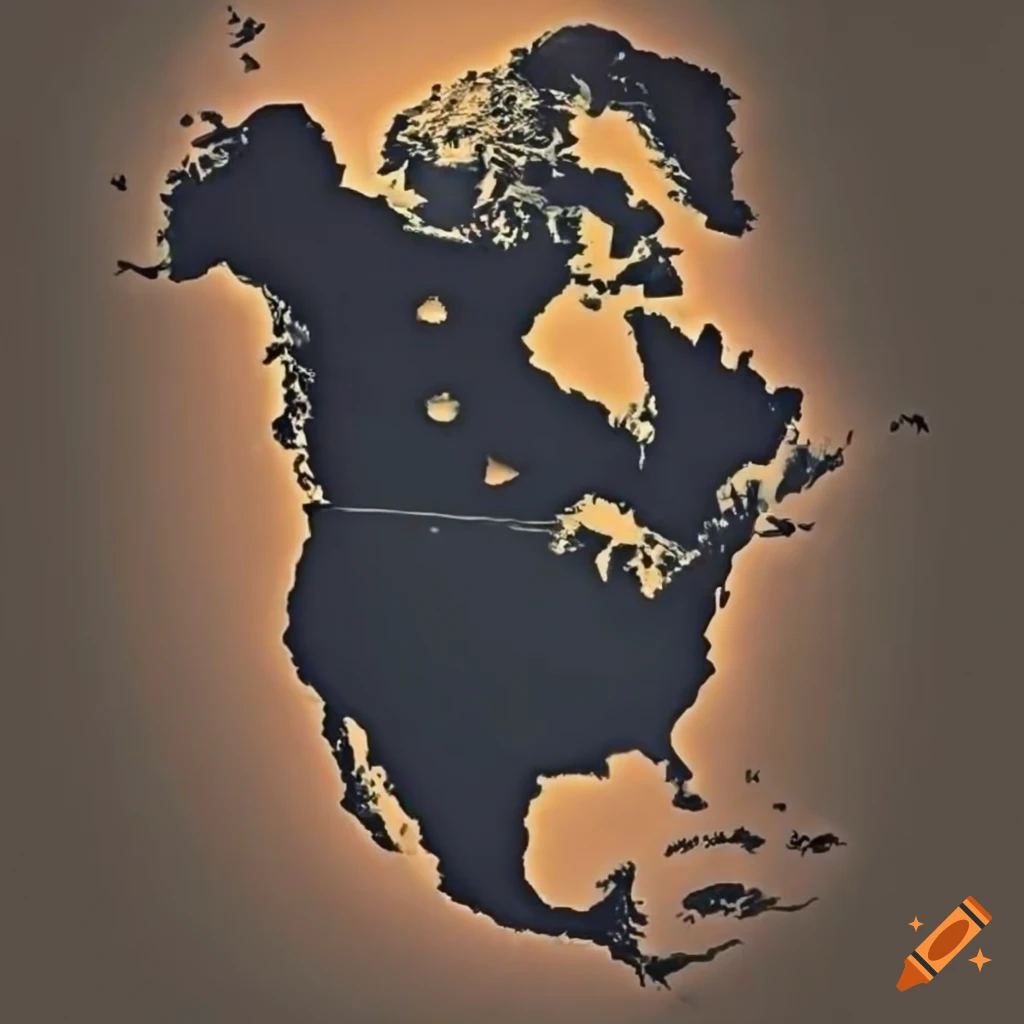 Map of north america on Craiyon - WkzhczHsTxK OaSRz7jvzA.webp