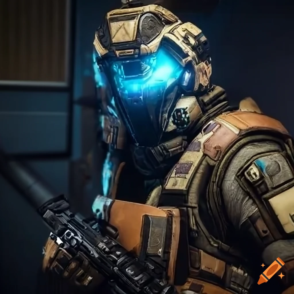 Viper from titanfall on Craiyon