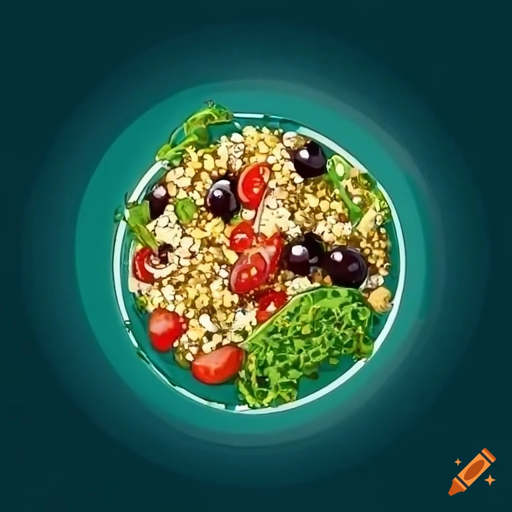 Mediterranean quinoa salad