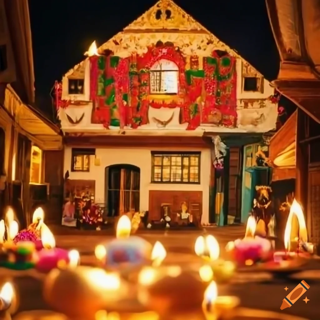 Diwali celebration in a German village