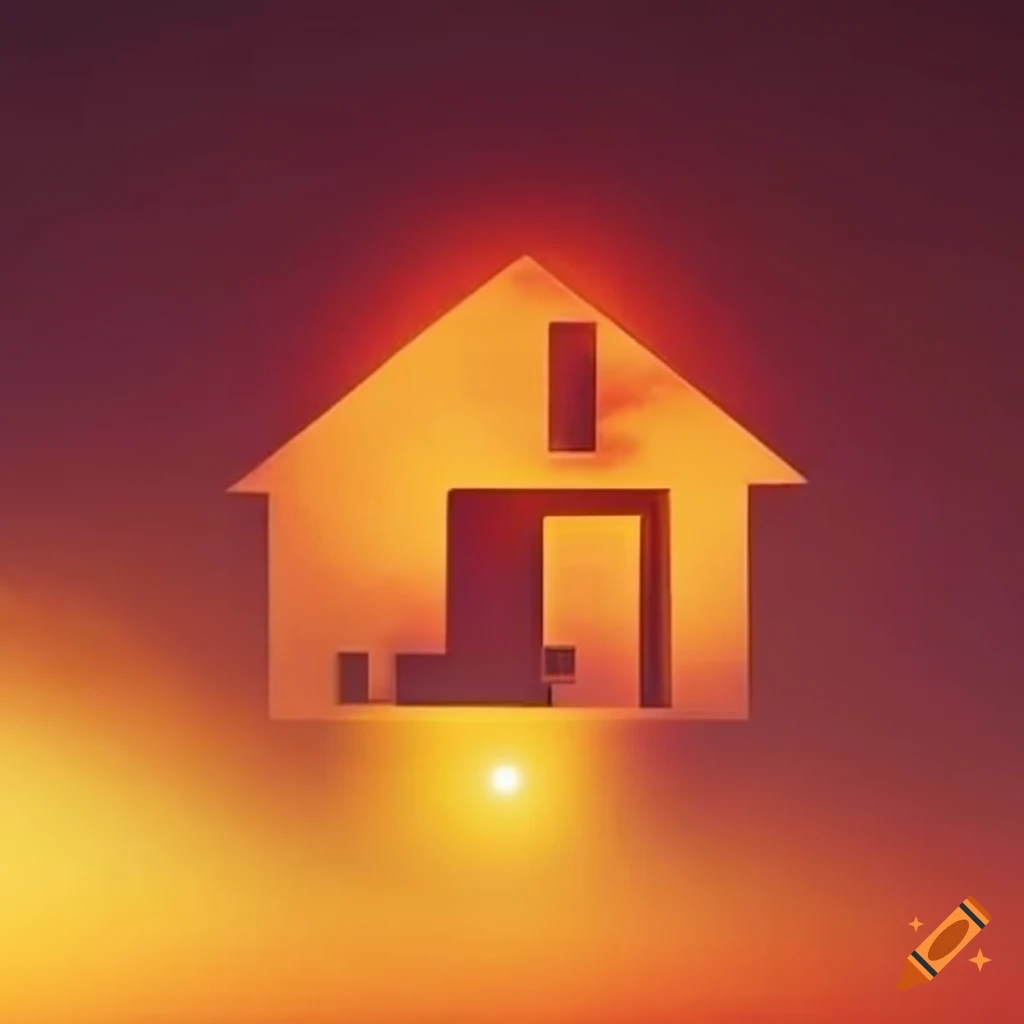 Logo of a house under construction with names ali, habib and mohammad