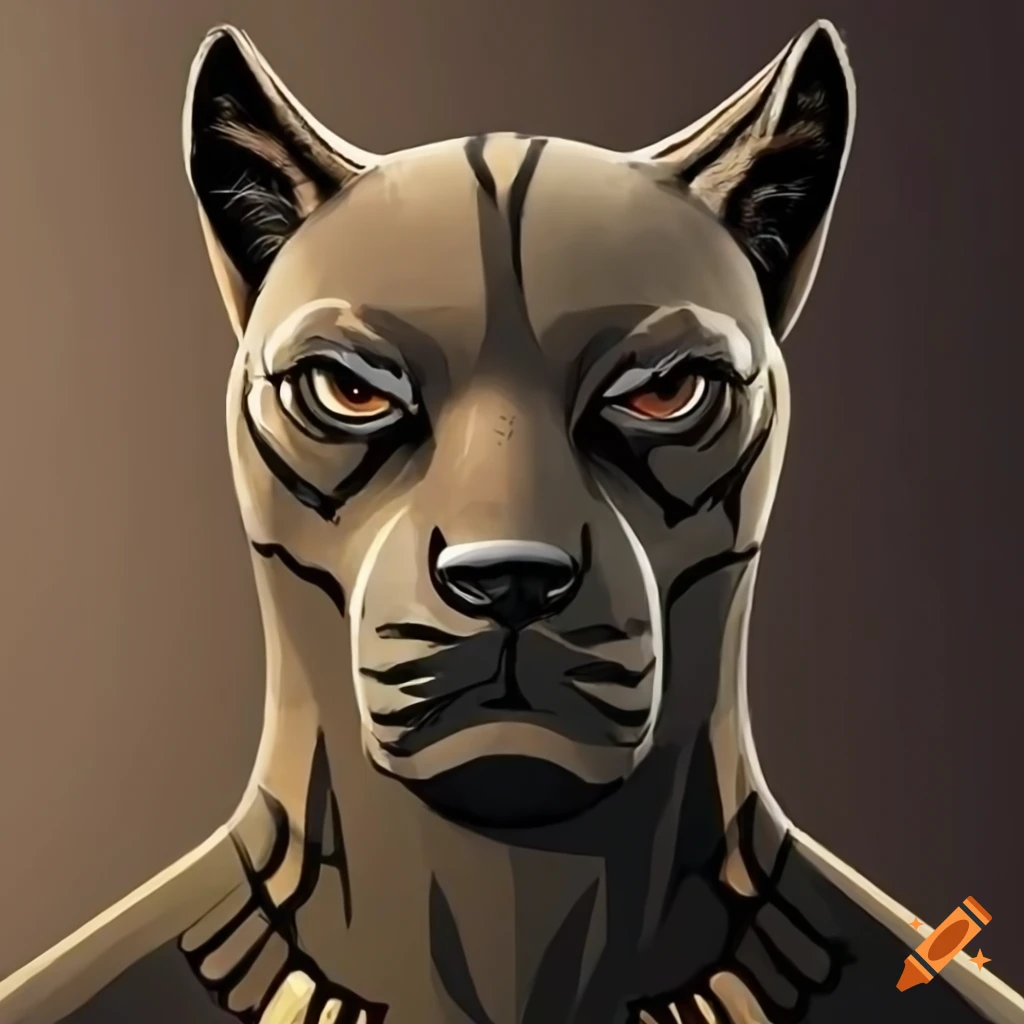 beige black panther