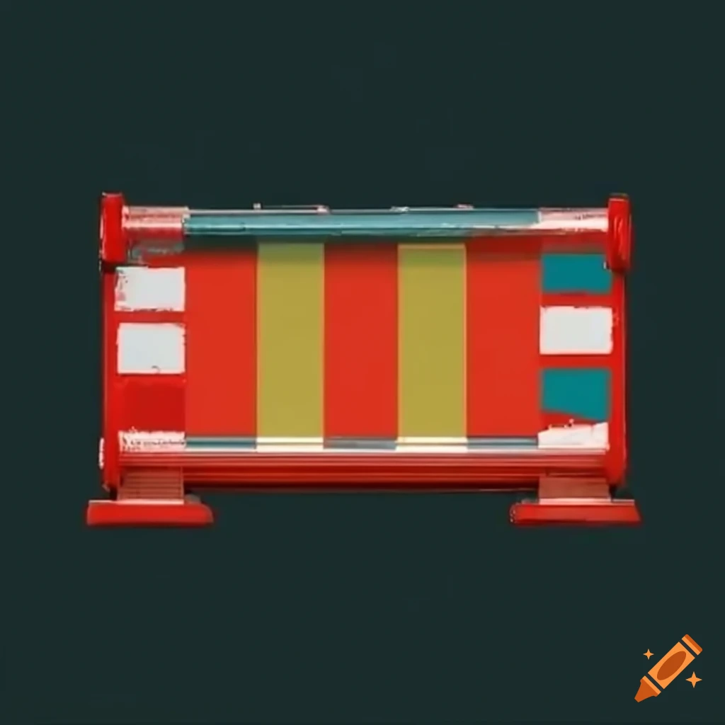 traffic barrier on the road