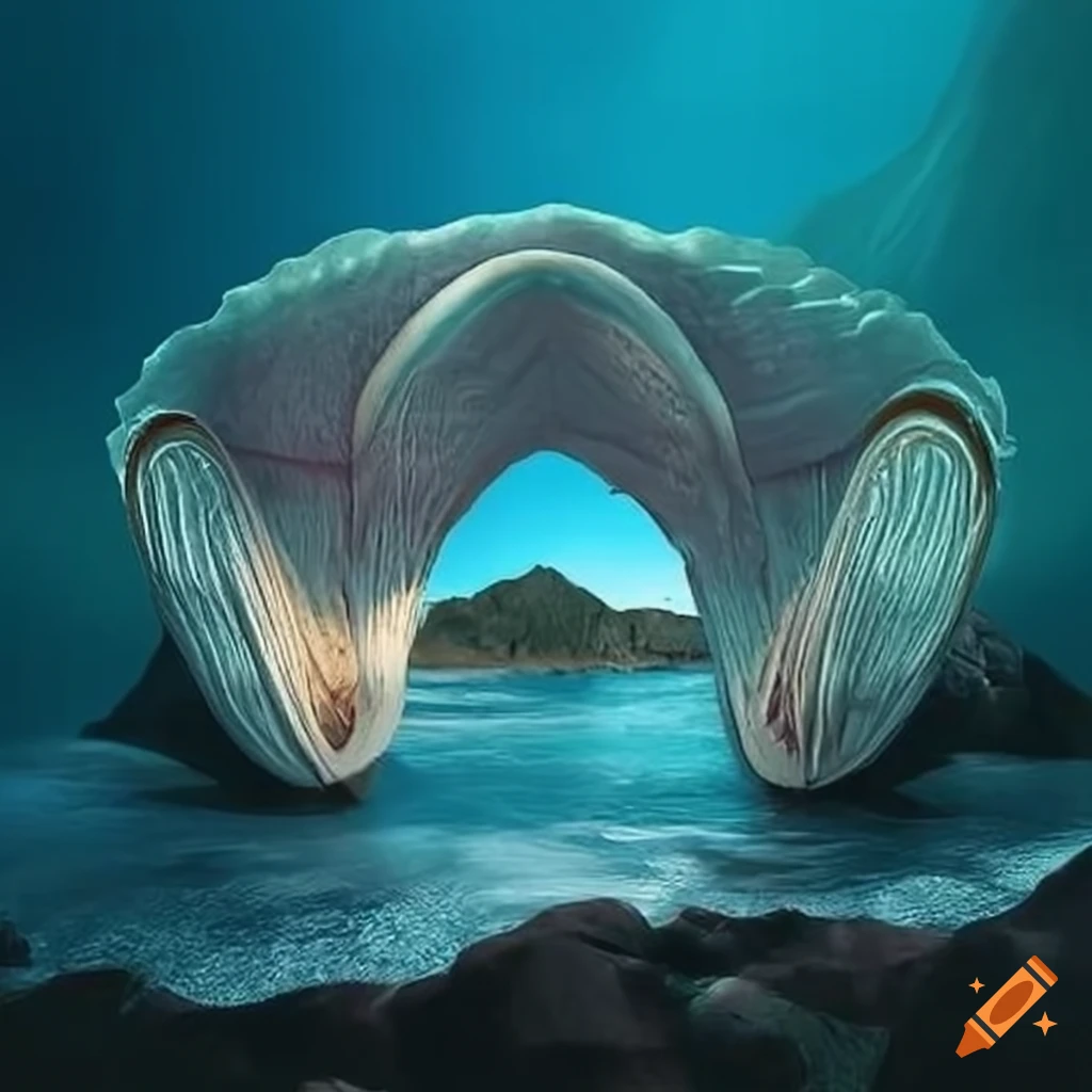 illusionary giant clam cabin architecture