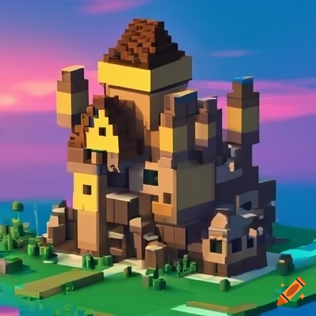 Image of a blocky empire building game