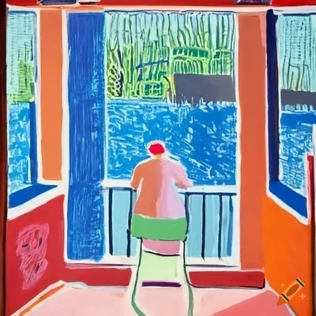 Balcony With Artistic Influences On Craiyon