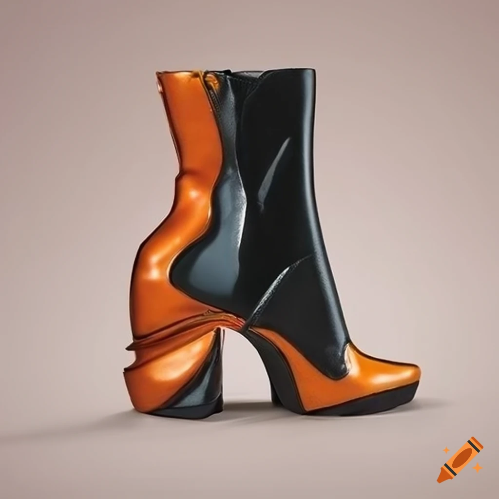 Public Desire Reya Orange Strappy Toggle Platform Block Heels | Lyst