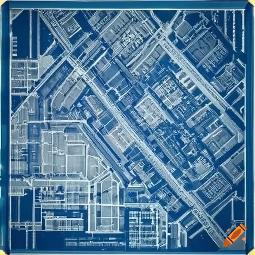 Site Plan Of A Walkable Downtown Waterfront On Craiyon